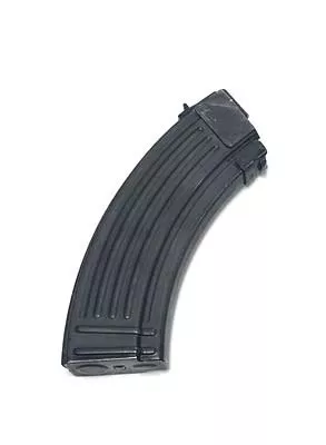 Yugoslavian AK-47 Magazine 30-Round, With Bolt Hold Open Feature, 7.62x39mm, Blued Steel