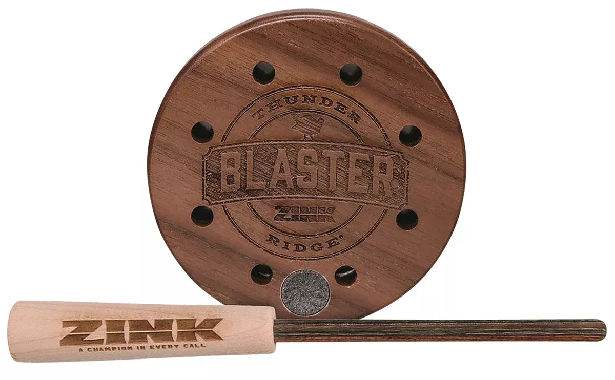 ZINK ZNKRBPC Ridge BlasterFriction Call Turkey Sounds Natural Aluminum/Wood