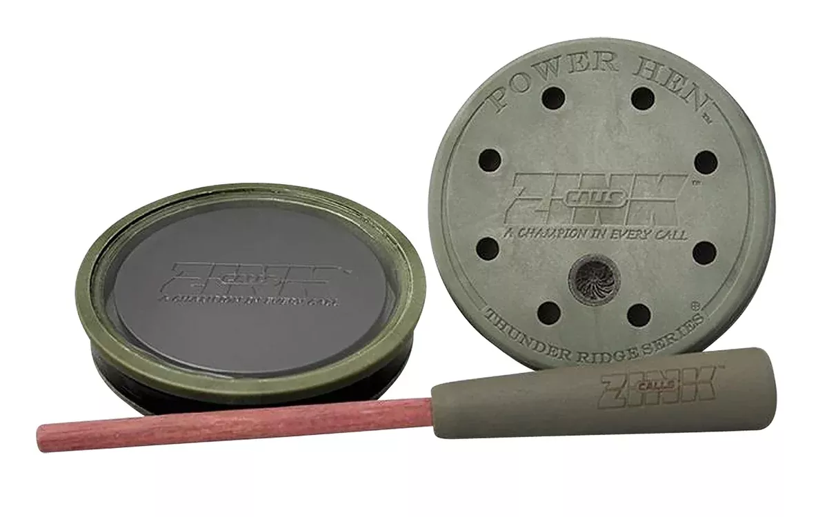 ZINK ZNKZNK303 Thunder RidgeFriction Call Turkey Sounds Green/Purple Wood/Slate