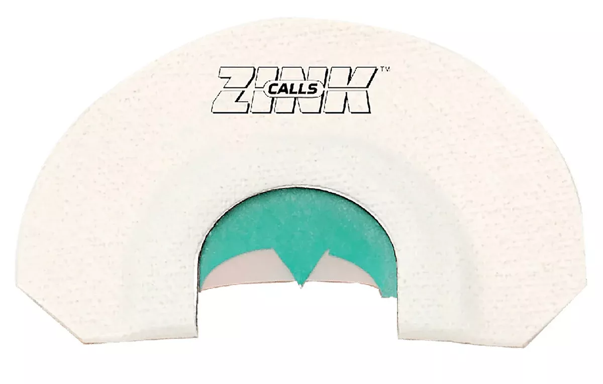 ZINK ZNKZNK313 Wicked LadyDiaphragm Call Double Reed Turkey Sounds White Bat Cut