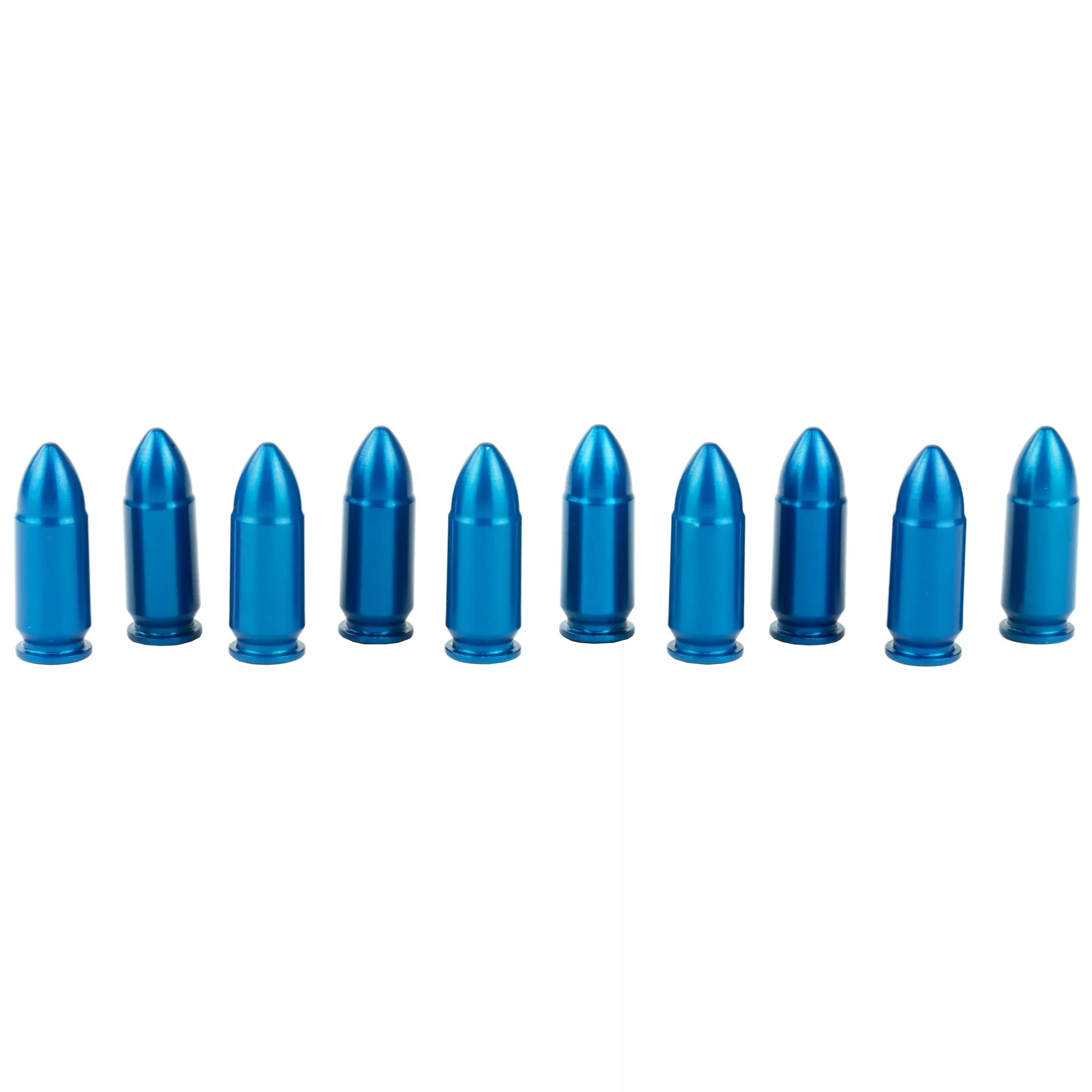 A-Zoom Snap Caps 9mm 10-Pack – Aluminum Dummy Rounds