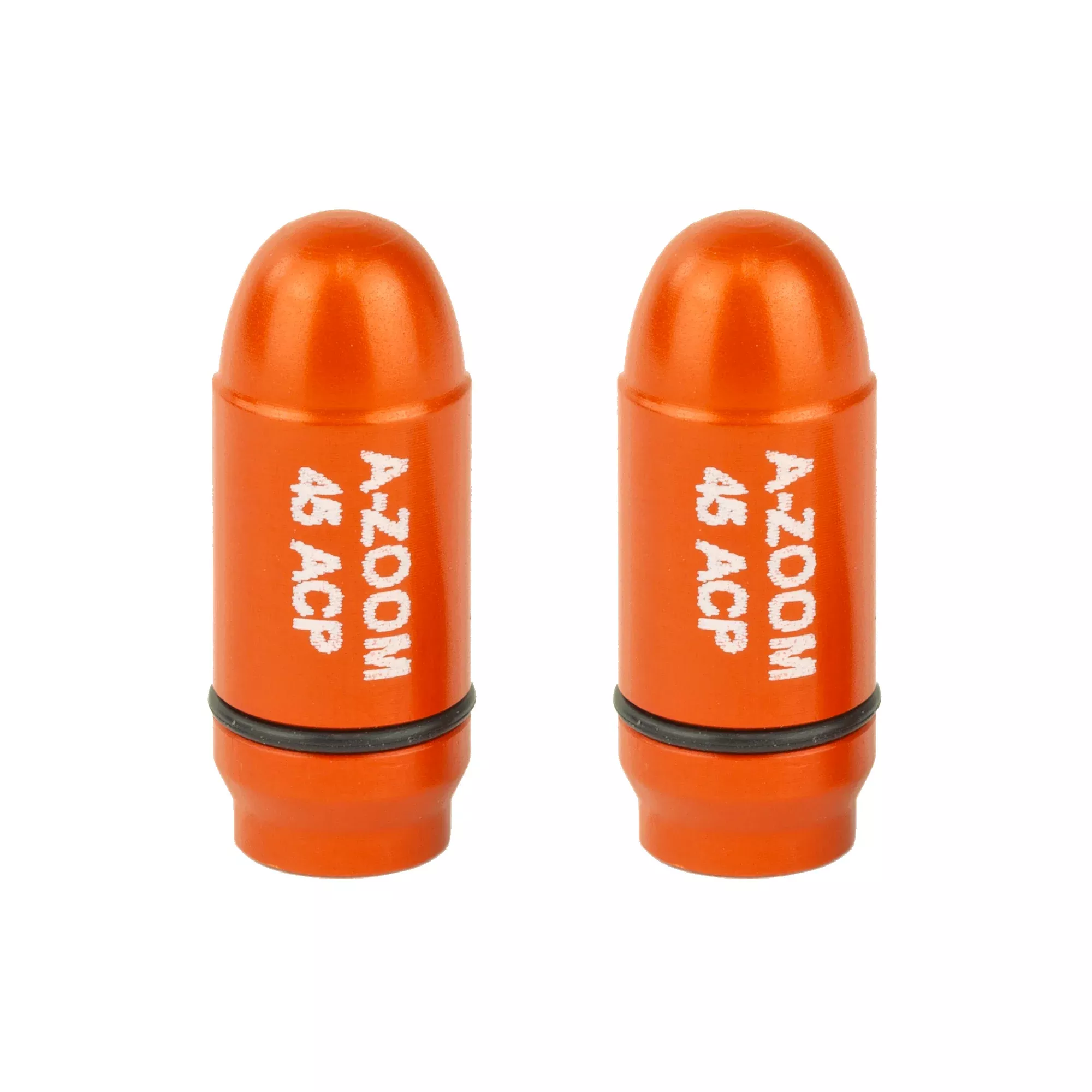 A-Zoom Striker Snap Caps .45 ACP (2-Pack) – Aluminum Dummy Rounds